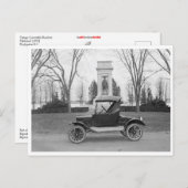 Vintager Cabrio Postkarte (Vorne/Hinten)