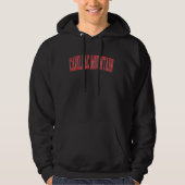 Vintager Cadillac Berg Rote Grotte Hoodie (Vorderseite)