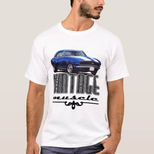 Vintager Camaro Muskel T-Shirt (Vorderseite)