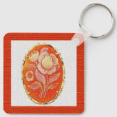 Vintager Cameo-Muttertag Schlüsselanhänger (Rückseite)