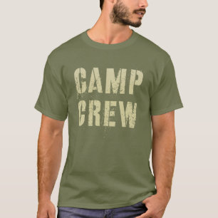 Vintager CAMP CREW Sommerkollegen Lehrer T-Shirt