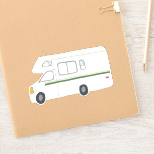 Vintager Camper-niedliche zeichnende Kunst RV Aufkleber