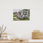 Vintager Camper Poster (Küche)