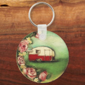 Vintager Camper Schlüsselanhänger (Vorderseite)