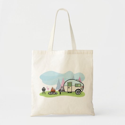 Vintager Camper Tote Bag Tragetasche (Vorne)