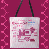 Vintager Camper Trailer Valentinstag Tasche
