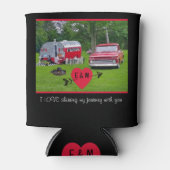 Vintager Camper und LKW Valentine Dosenkühler (Vorderseite)