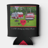 Vintager Camper und LKW Valentine Dosenkühler (Rückseite)