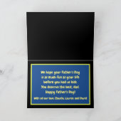 Vintager Camper Vatertagskarte Karte (Innenseite)