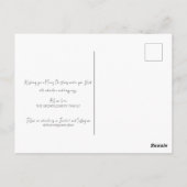 Vintager Camper Weihnachtsbaum | Weihnachtskarte Postkarte (Rückseite)