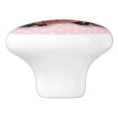 Vintager Camperfachgriff Keramikknauf (Seitenansicht)