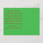 Vintager Campingplatz Postkarte (Rückseite)