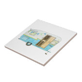 Vintager Campings-Anhänger Trivet Fliese (Seite)