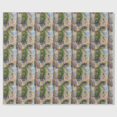 Vintager Canal Grande Gondolas Venedig Italien Rei Geschenkpapier (Flach)