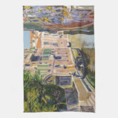 Vintager Canal Grande Gondolas Venedig Italien Rei Handtuch (Vertikal)