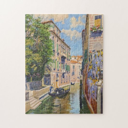 Vintager Canal Grande Venedig Reisen Puzzle (Vertikal)