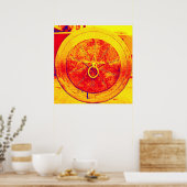Vintager Cannon Pop Art Canvas Poster (Küche)
