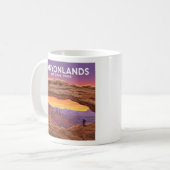 Vintager Canyonlands-Nationalpark Kaffeetasse (Vorderseite Links)
