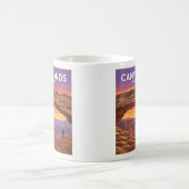 Vintager Canyonlands-Nationalpark Kaffeetasse (Mittel)