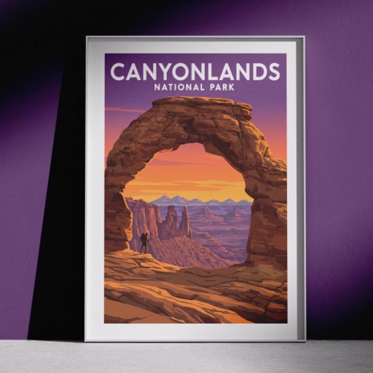 Vintager Canyonlands-Nationalpark Poster