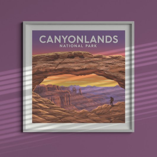 Vintager Canyonlands-Nationalpark Poster