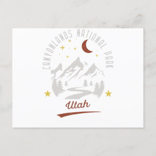 Vintager Canyonlands-Nationalpark Utah Postkarte