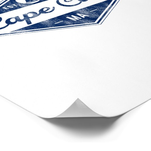 Vintager Cape Cod Poster (Ecke)