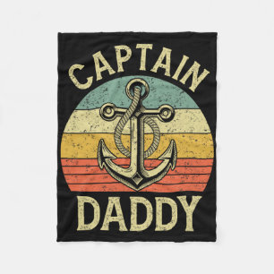 Vintager Captain Daddy Boat Pontoon Vater Angeli S Fleecedecke