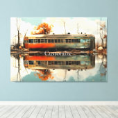 Vintager Caravan Trailer RV Thunder_Cove Leinwanddruck (Insitu (Holzboden))