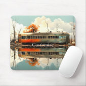 Vintager Caravan Trailer RV Thunder_Cove Mousepad (Mit Mouse)