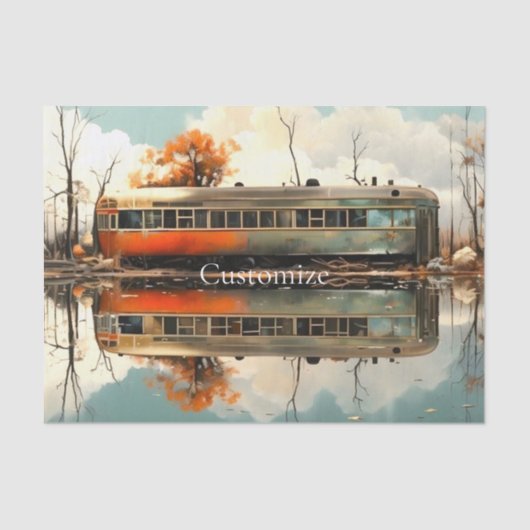 Vintager Caravan Trailer RV Thunder_Cove Seidenpapier (Vorderseite)