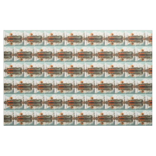 Vintager Caravan Trailer RV Thunder_Cove Stoff (Fat Quarter (45,7 x 55,9 cm))