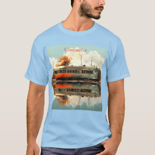 Vintager Caravan Trailer RV Thunder_Cove T-Shirt