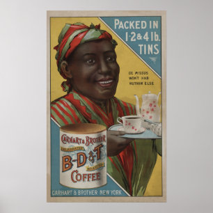 Vintager Carhart und des Bruder-B-D&T Kaffee-Druck Poster