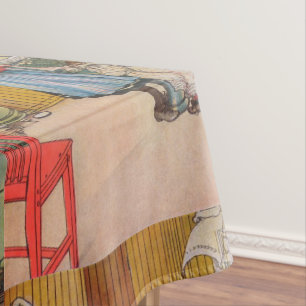 Vintager Carl Larsson Die Küche Tischdecke