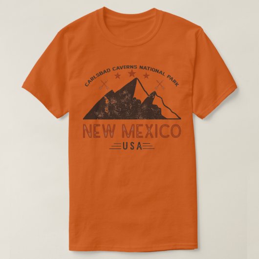 Vintager Carlsbad Caverne-Nationalpark 2 T-Shirt (Design vorne)