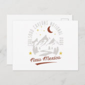 Vintager Carlsbad Caverne Nationalpark New Mexico Postkarte (Vorne/Hinten)