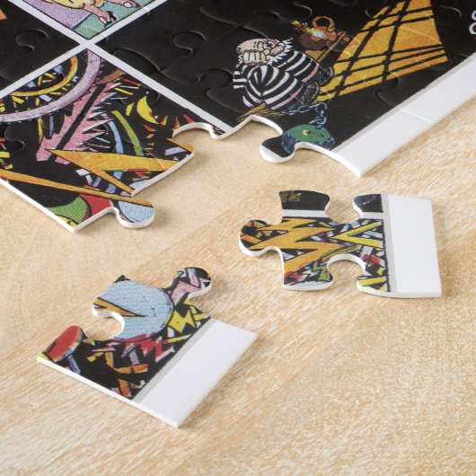 Vintager Cartoon Art Puzzle (Seite)
