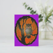 Vintager Cartoon Kunst Postkarte (Stehend Vorderseite)