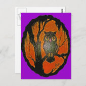 Vintager Cartoon Kunst Postkarte (Vorne/Hinten)