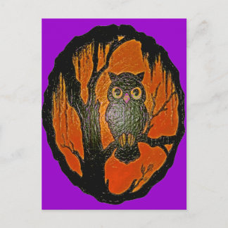 Vintager Cartoon Kunst Postkarte