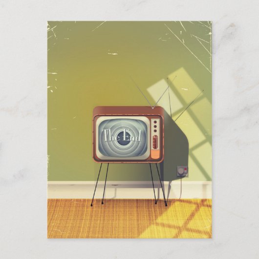 Vintager Cartoon Postkarte (Vorderseite)