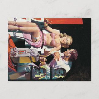 Vintager Cartoon Postkarte