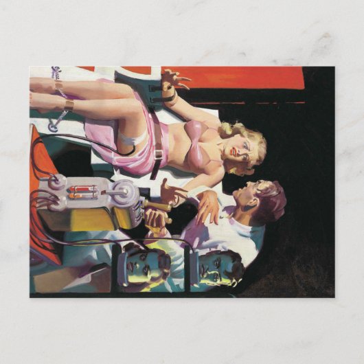 Vintager Cartoon Postkarte (Vorderseite)