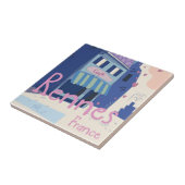 Vintager Cartoon Rennes France Fliese (Seite)