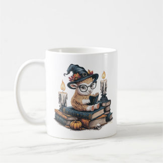 Vintager Cartoon Sheep Gothic, Halloween Vibes Kaffeetasse