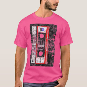 Vintager Cassette Tape Pencil in den 70er Jahren d T-Shirt