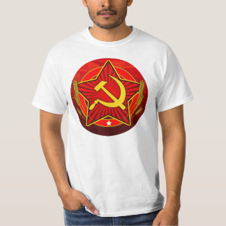 Vintager CCCP-Hammer und Sichel T-Shirt