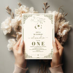 Vintager Celestial Botanical 1. Geburtstag Einladung<br><div class="desc">Feiern Sie mit unserer Vintagen Celestial Botanical 1st Birthday Einladung den ersten Orbit des kleinen Sterns um die Sonne. Die himmlische Weisheit, die mit botanischen Elementen verwoben ist, schafft eine Einladung, die Charme und Eleganz ausstrahlt. Vintage Farbtöne Set für eine zeitlose Feier, die Freunde und Familie zu einer Geburtstagsparty einlädt,...</div>