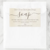 Vintager Chalk Paint Handmade Bio Soap Rechteckiger Aufkleber (Tasche)